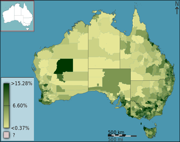 Australian Manufacturing Employment as percentage of Population Australian Manufacturing Employment