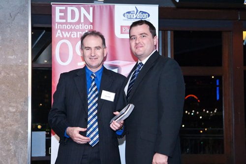 Ray Keefe receives the EDN Innovation Award for the Best Application of Analogue Design Ray Keefe receives the EDN Innovation Award for Best Application of Analogue Design