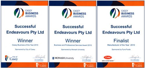 Successful Endeavours Casey Business Awards 2010 Successful Endeavours Casey Business Awards 2010