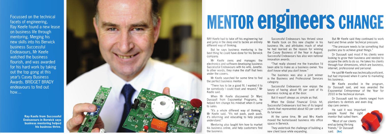 MENTOR engineers CHANGE - a business success story MENTOR engineers CHANGE - a business success story
