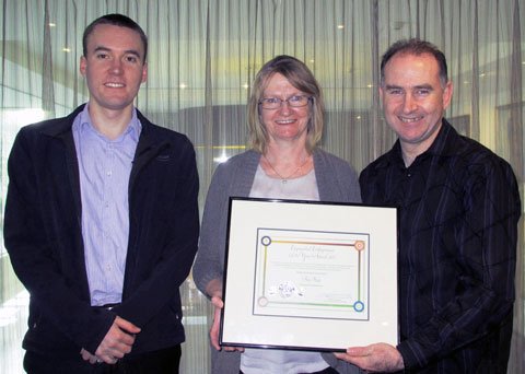 Exponential Entrepreneur 2011: the team behind the award Ray Keefe, Junette Keefe, Arend Carter