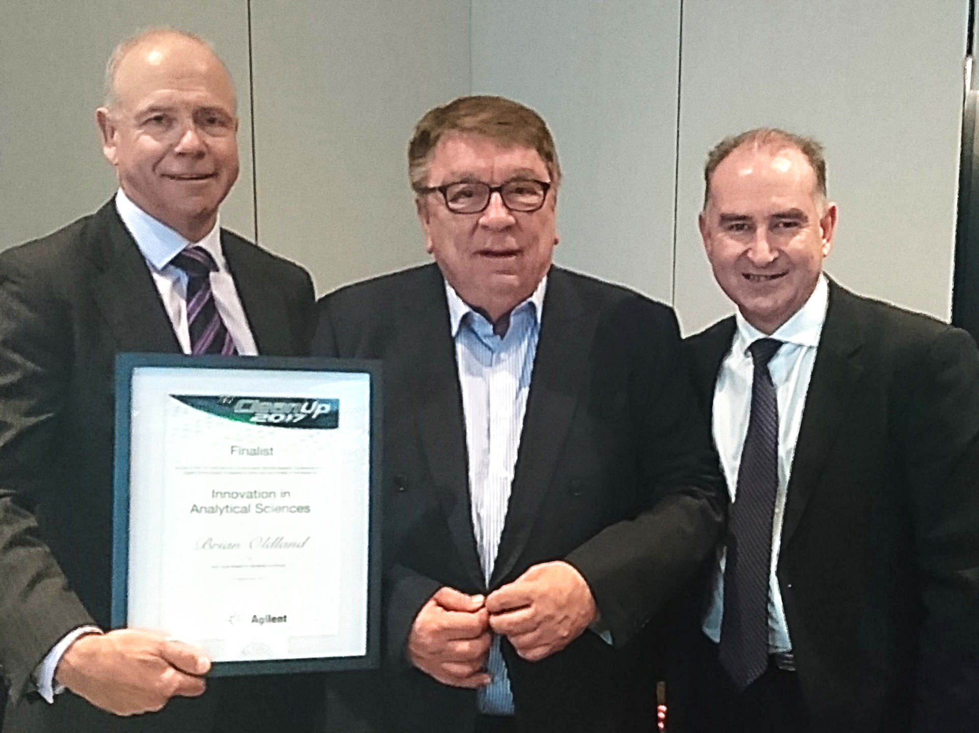 arcHUB - Agilent Award Certificate