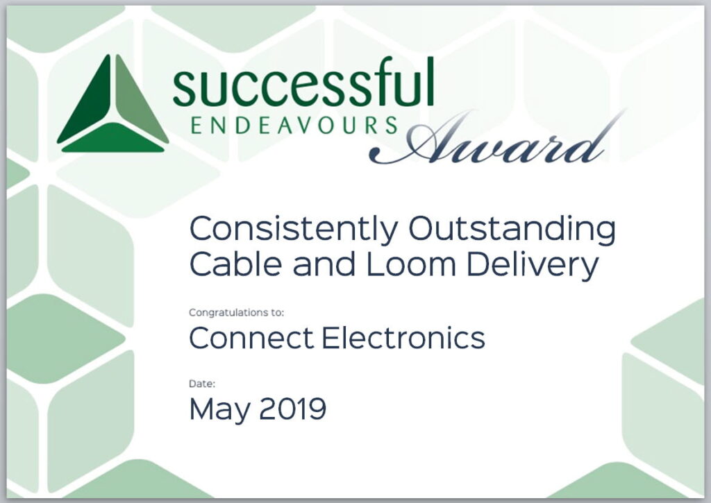 Connect Electronics Supplier Award