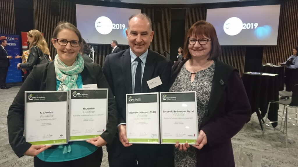 Successful Endeavours and Ki Creative 2019 awards finalists