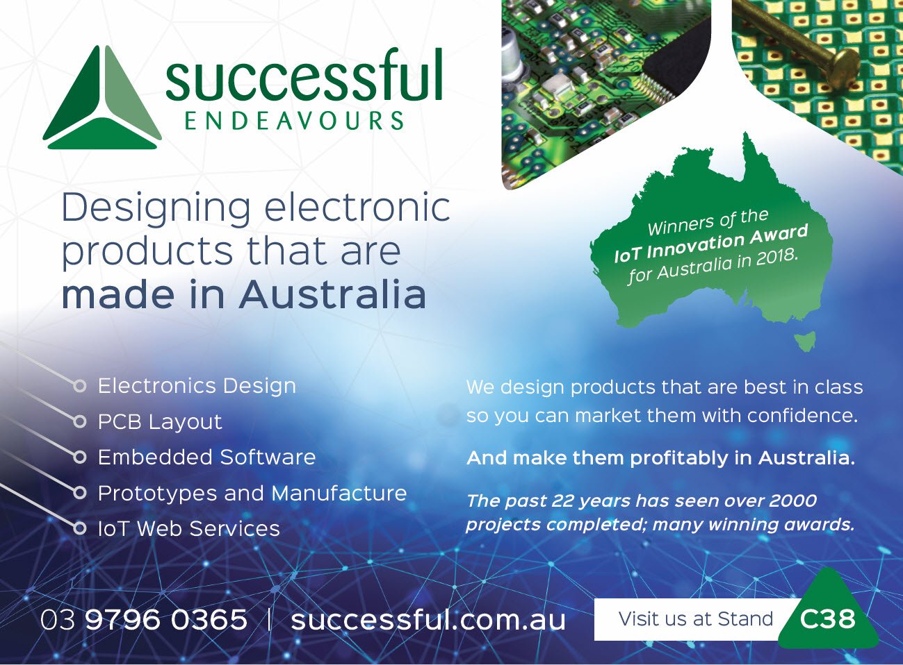 Successful Endeavours @ Electronex Stand C38